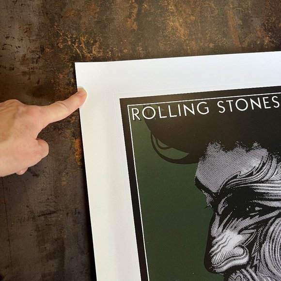 VG/NM Rolling Stones Tattoo You Cover Art Lithograph 1998 Peter Corriston, 35x22 - Picture 2 of 14